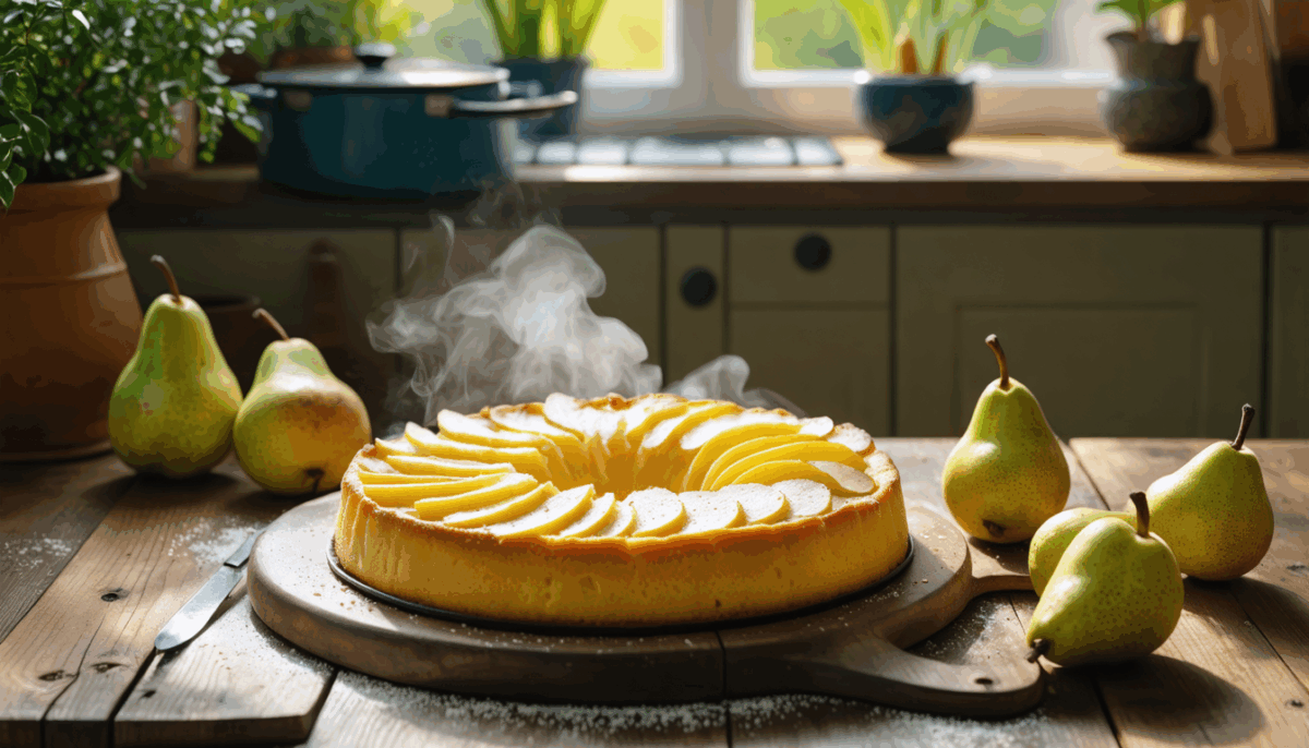 découvrez enfin la recette secrète du délicieux gâteau aux poires de ma grand-mère : moelleux, parfumé et facile à préparer, ce dessert authentique saura régaler petits et grands !