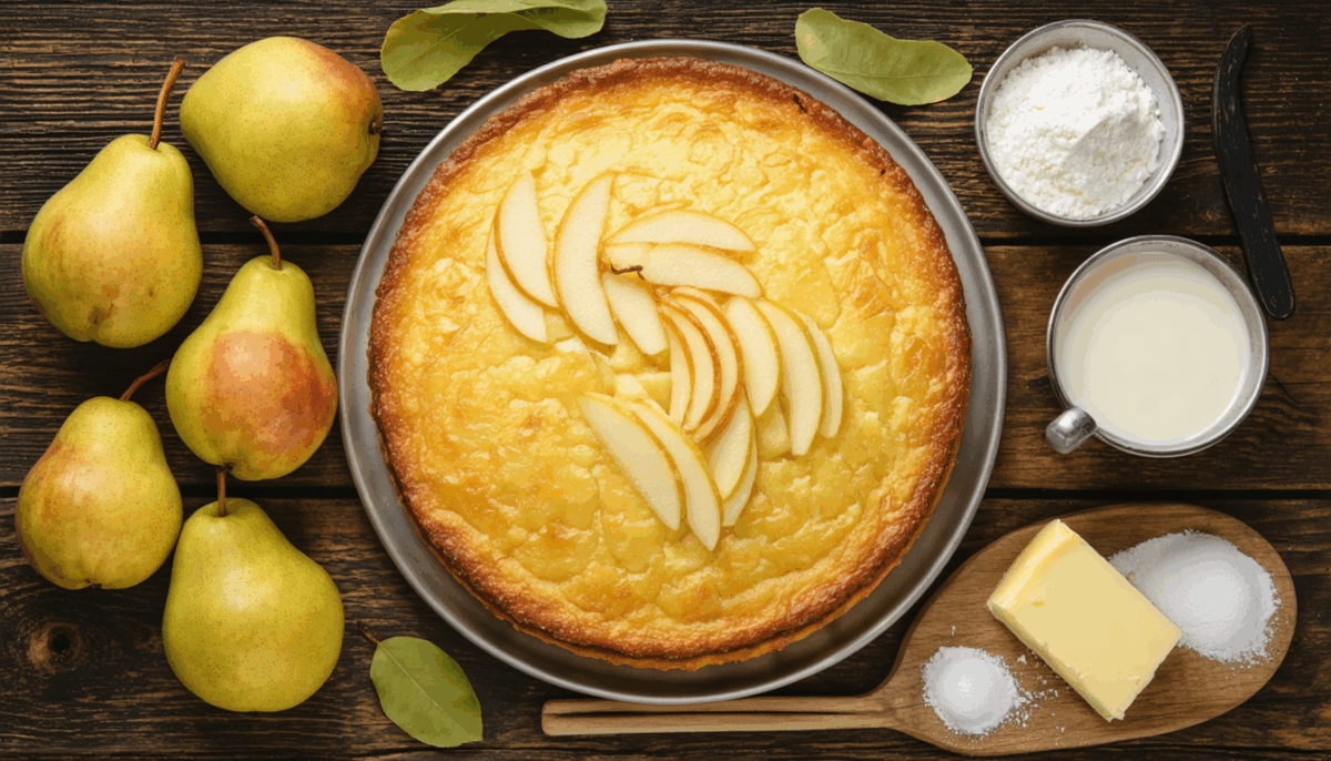 découvrez enfin la fameuse recette secrète du gâteau aux poires de ma grand-mère ! moelleux, savoureux et facile à réaliser, ce dessert familial ravira petits et grands. suivez étape par étape les astuces traditionnelles pour réussir à coup sûr ce délicieux gâteau maison.